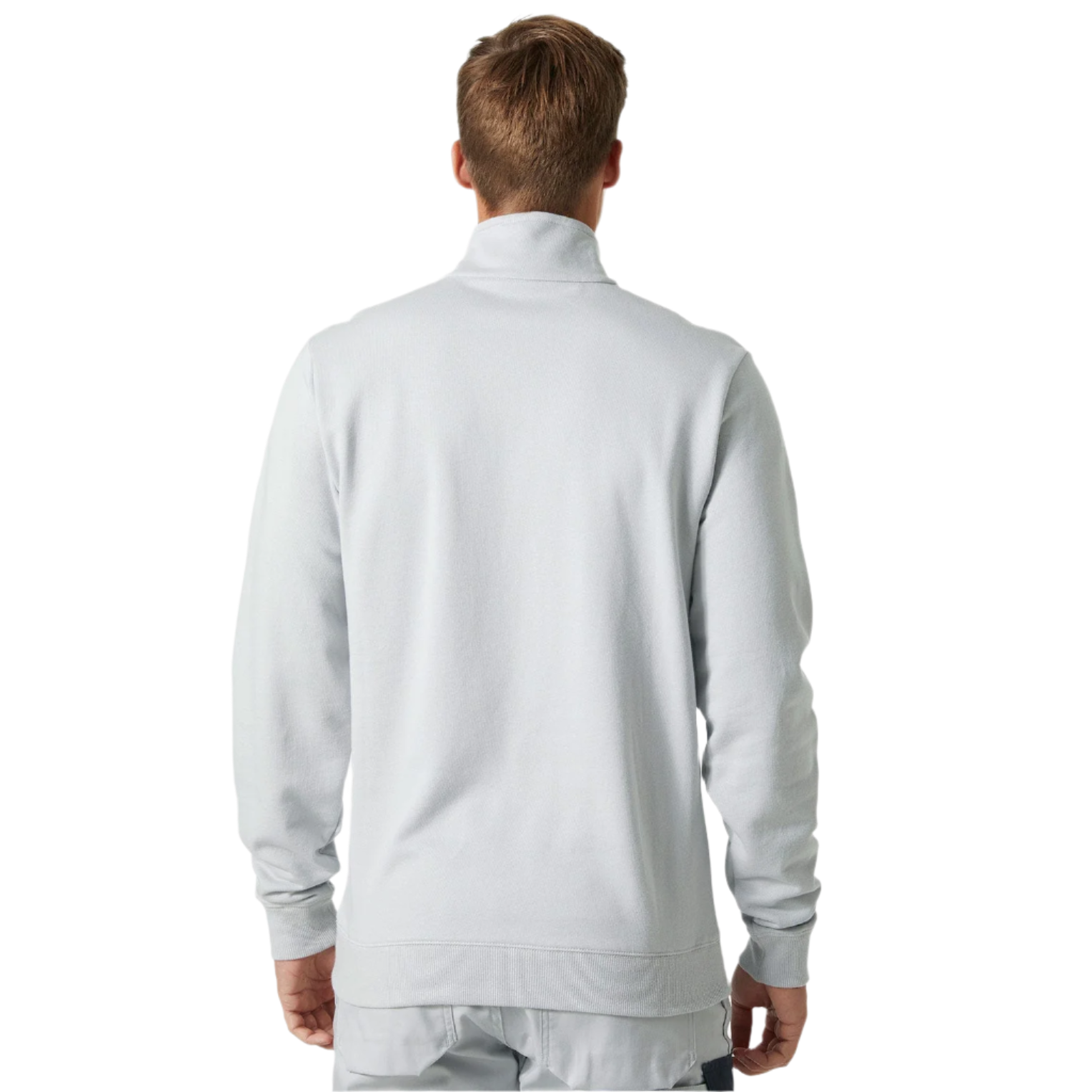 Klassisches Sweatshirt mit halbem Reißverschluss