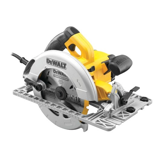 DWE576KR-QS - 1.600 Watt Handkreissäge 61 mm im Set inklusive 1.500mm Führungsschien