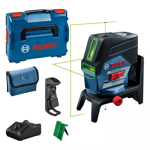 GCL 2-50 CG Professional Kombilaser in L-BOXX 136 mit 1 x Akku GBA 12V 2.0Ah, Klemmvorrichtung