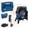 GCL 2-50 C Professional Kombilaser in L-BOXX 136 mit 1 x Akku GBA 12V 2.0Ah, Klemmvorrichtung