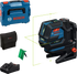 GCL 12V-50-22 CG Professional Kombilaser in L-BOXX 136 mit 1 Akku GBA 12V 2.0Ah, Laserzieltafel
