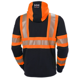 ICU Hi Vis Kapuzenpullover mit Reißverschluss