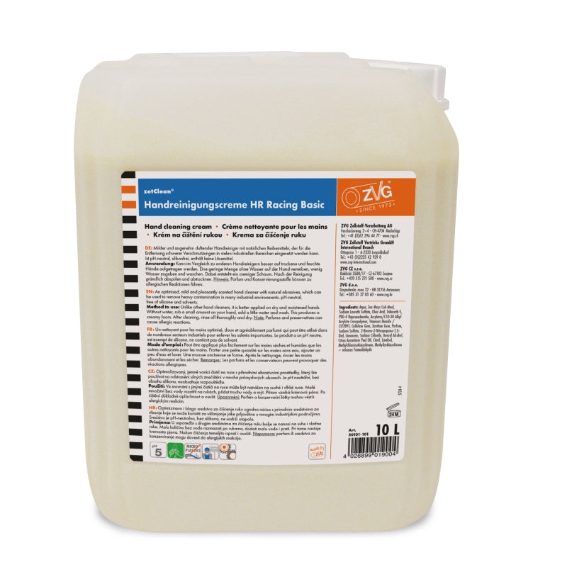 Handreinigungscreme HR Racing Basic, 10 l Kanister