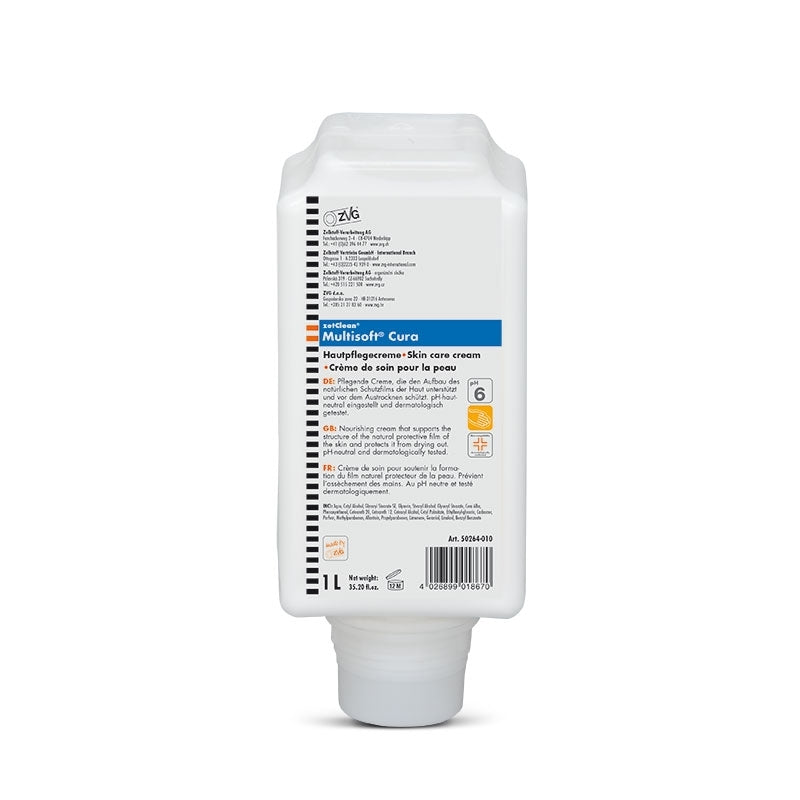 Hautpflegecreme Multisoft Cura, 1 l Softflasche