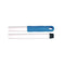 Hygiene Glasfaserstiel, 150 cm, blau