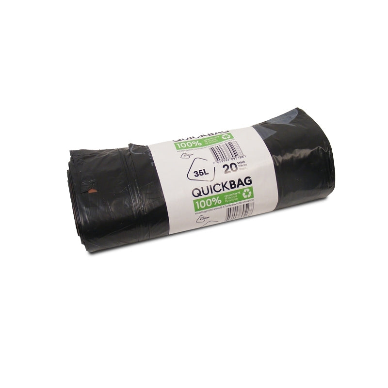 Kehrichtsack 35 Liter, OKS, 20 Säcke/Rolle, 0,050 mm, mit Zugband
