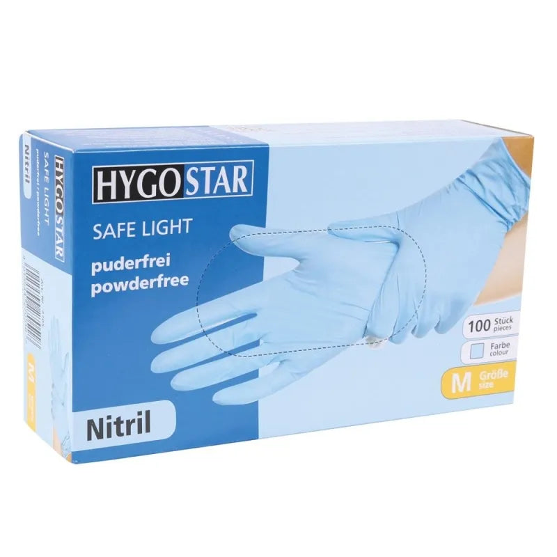 Nitrilhandschuh, blau, puderfrei, Gr. L/9, 100 Stk.