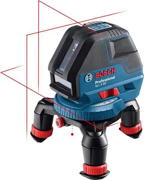 GLL 3-50 Professional Linienlaser in L-BOXX 136 mit 1 x 9V-Blockbatterie, Laserzieltafel