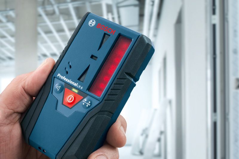 LR 6 Professional Laser-Empfänger mit 2 x Batterie (AAA)