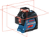 GLL 3-80 Professional Linienlaser im Handwerkerkoffer mit 4 x Batterie (AA), Laserzieltafel