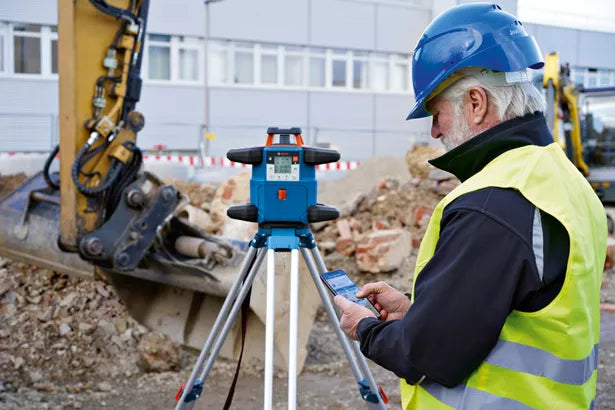 GRL 600 CHV Professional Rotationslaser im Handwerkerkoffer mit 1 x Li-Ion-Akku ProCORE18V 4.0Ah, Laser-Empfänger
