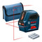 GLL 2-10 Professional Linienlaser mit 3 x Batterie (AA), Schutztasche