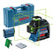 GLL 3-80 G Professional Linienlaser im Handwerkerkoffer mit 4 x Batterie (AA), Laserzieltafel
