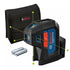 GPL 5 G Professional Punktlaser mit 2 x Batterie (AA), Tasche