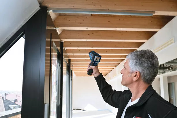 GIS 1000 C Professional Thermodetektor mit 4 x Batterie (AA), Adapter