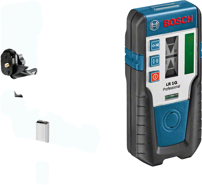 LR 1G Professional Laser-Empfänger mit 1 x 9V-Blockbatterie, Halterung (1 608 M00 70F) - MELTEC GmbH
