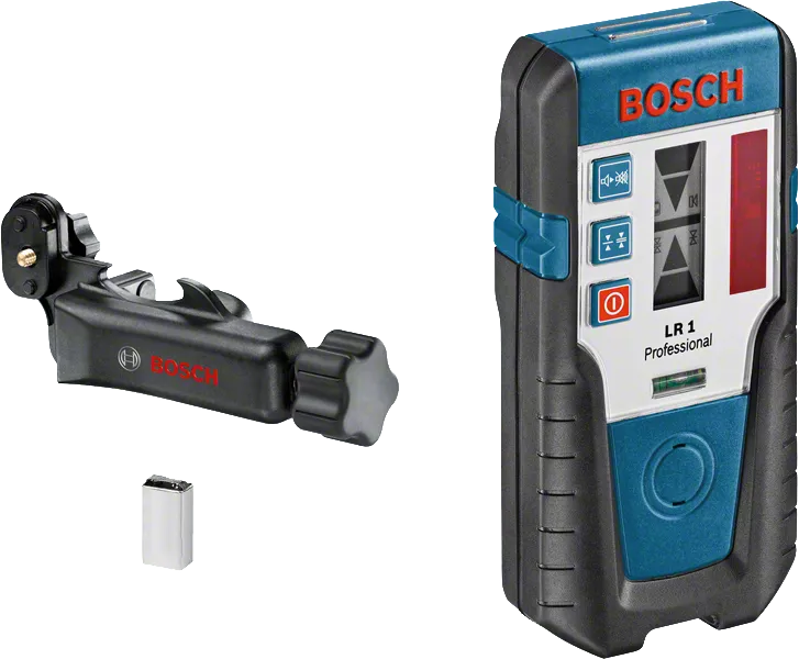 LR 1 Professional Laser-Empfänger mit 1 x 9V-Blockbatterie, Halterung (1 608 M00 70F)