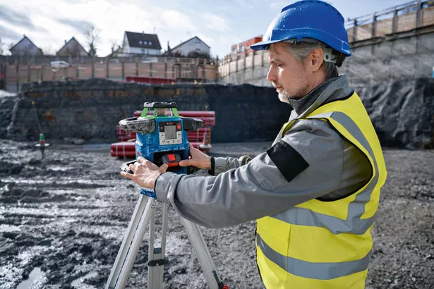 GRL 650 CHVG Professional Rotationslaser im Handwerkerkoffer mit 1 x Li-Ion-Akku ProCORE18V 4.0Ah, Laser-Empfänger