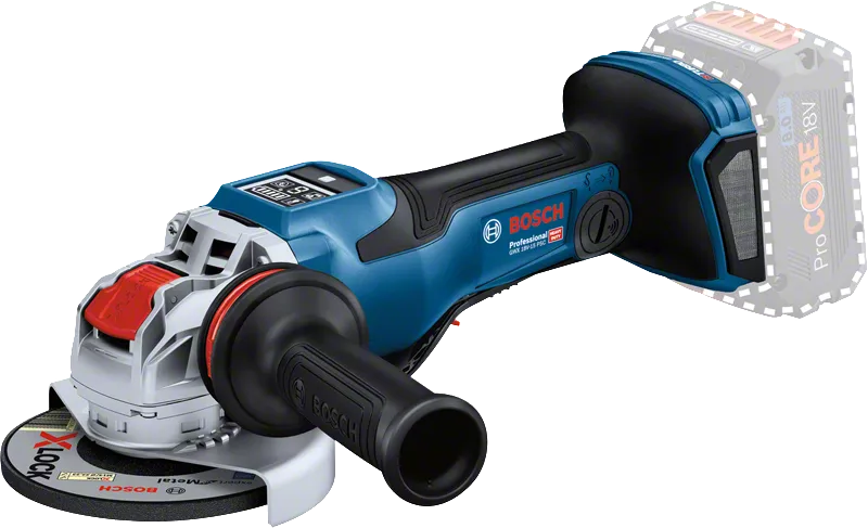 GWX 18V-15 PSC (125 mm) Professional in Kartonschachtel mit Zusatzgriff