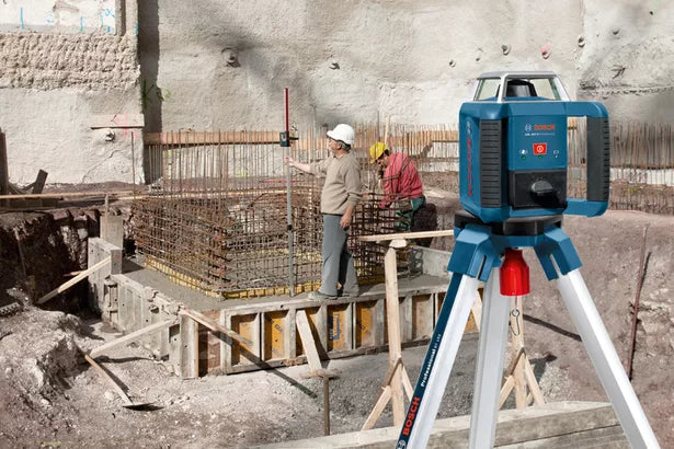 GRL 400 H Professional Rotationslaser im Handwerkerkoffer mit 2 x Batterie (LR20), Empfänger - MELTEC GmbH