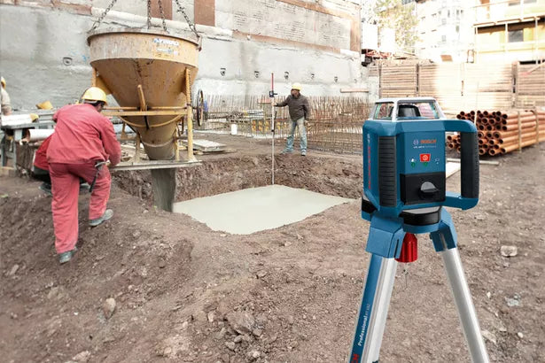 GRL 400 H Professional Rotationslaser im Handwerkerkoffer mit 2 x Batterie (LR20), Empfänger - MELTEC GmbH