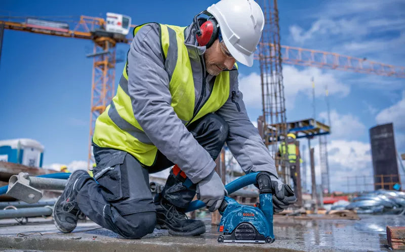 GWX 18V-15 PSC (125 mm) Professional in L-BOXX 136 mit Zusatzhandgriff