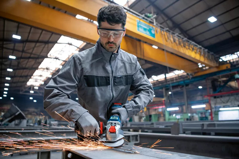 GWX 18V-15 PSC (125 mm) Professional in L-BOXX 136 mit Zusatzhandgriff