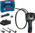GIC 12V-5-27 C Professional Inspektionskamera in L-BOXX 136 mit 1 x Akku GBA 12V 2.0Ah, Haken, Magnet, Spiegel