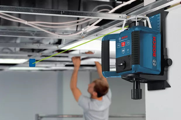 GRL 300 HVG Professional Rotationslaser in Handwerkerkoffer mit 2 x Batterie (LR20), Zubehör-Set
