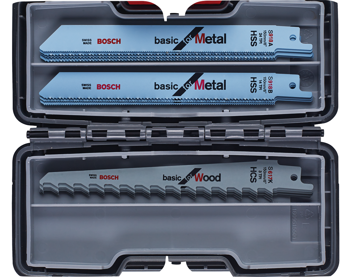 Bosch 15tlg. Säbelsägeblatt-Set Wood and Metal Basic