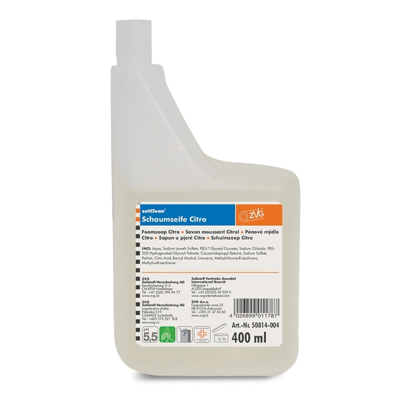Schaumseife Citro, 400 ml Schaumpatrone