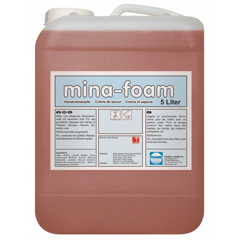 Schaumseife mina-foam, 5 l