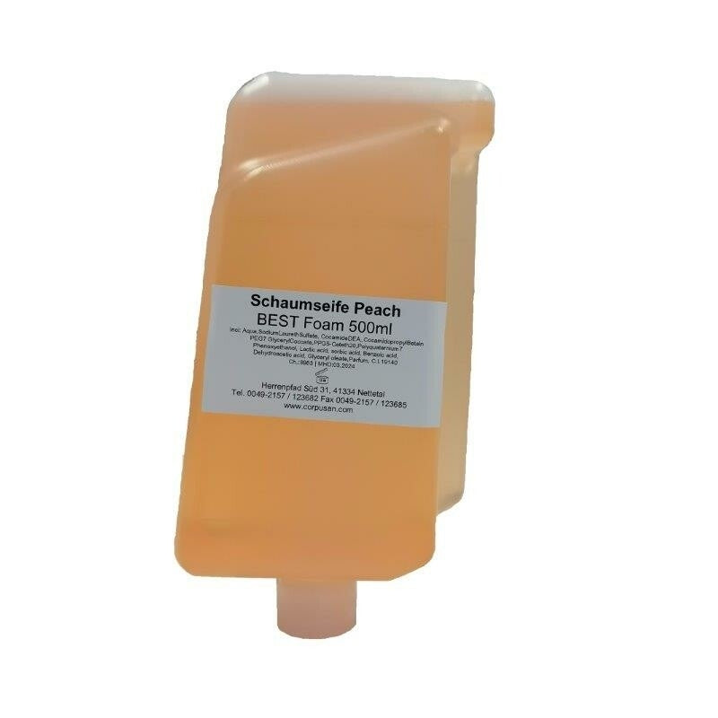 Schaumseife Pfirsich, 500 ml Schaumpatrone