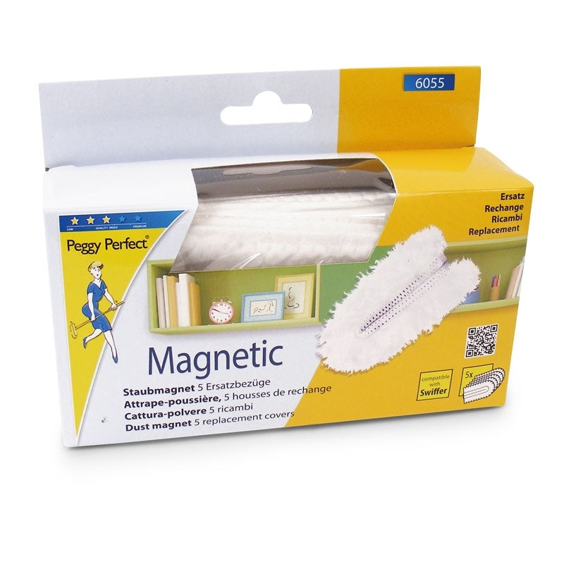 Staubmagnet Ersatzbezüge weiss, 200 x 70 mm, 5 Stück