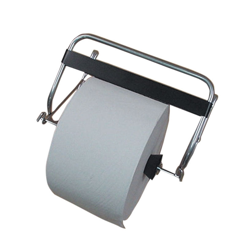 Wandhalterung zetMatic® für Putztuchrollen, grau, bis 340 mm Rollenbreite