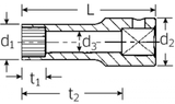 Steckschlüsseleinsatz Nr. 50aPLSP - MELTEC GmbH