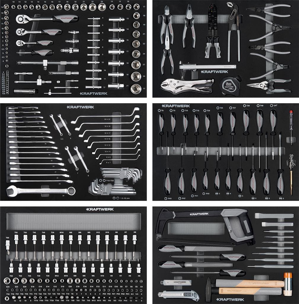 BASIC LINE WERKSTATTWAGEN BT700, BESTÜCKT, 301-TLG. - MELTEC GmbH