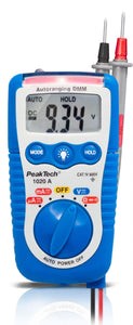 P 1020 A - Digitalmultimeter ~ 2000 Counts ~ mit Sicherungsautomatik und LED-Taschenlampe - MELTEC GmbH