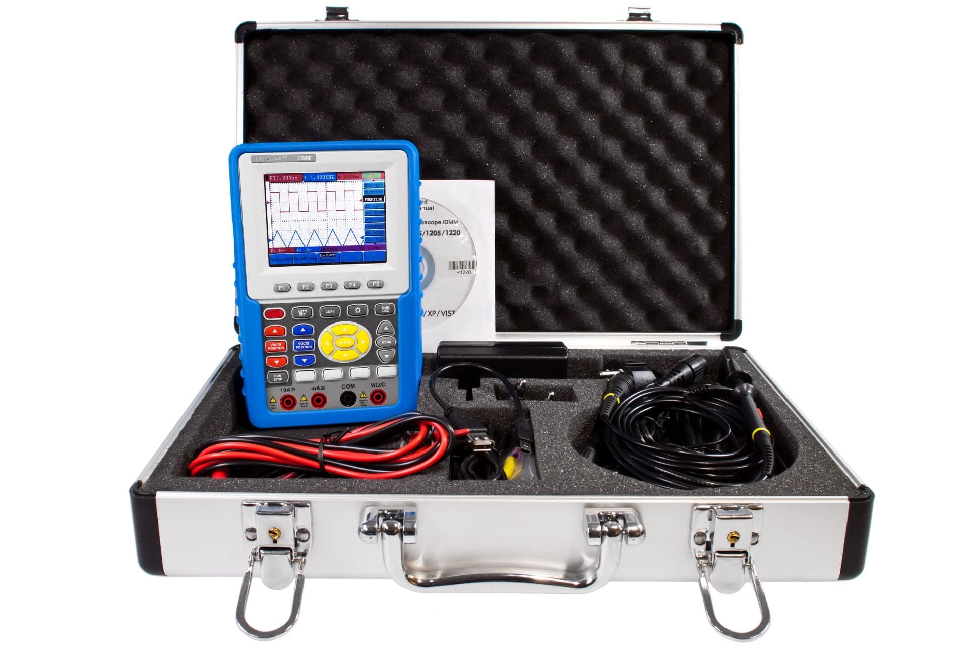P 1205 - 20 MHz / 2 CH Hand-Oszilloskop mit Digitalmultimeter - MELTEC GmbH