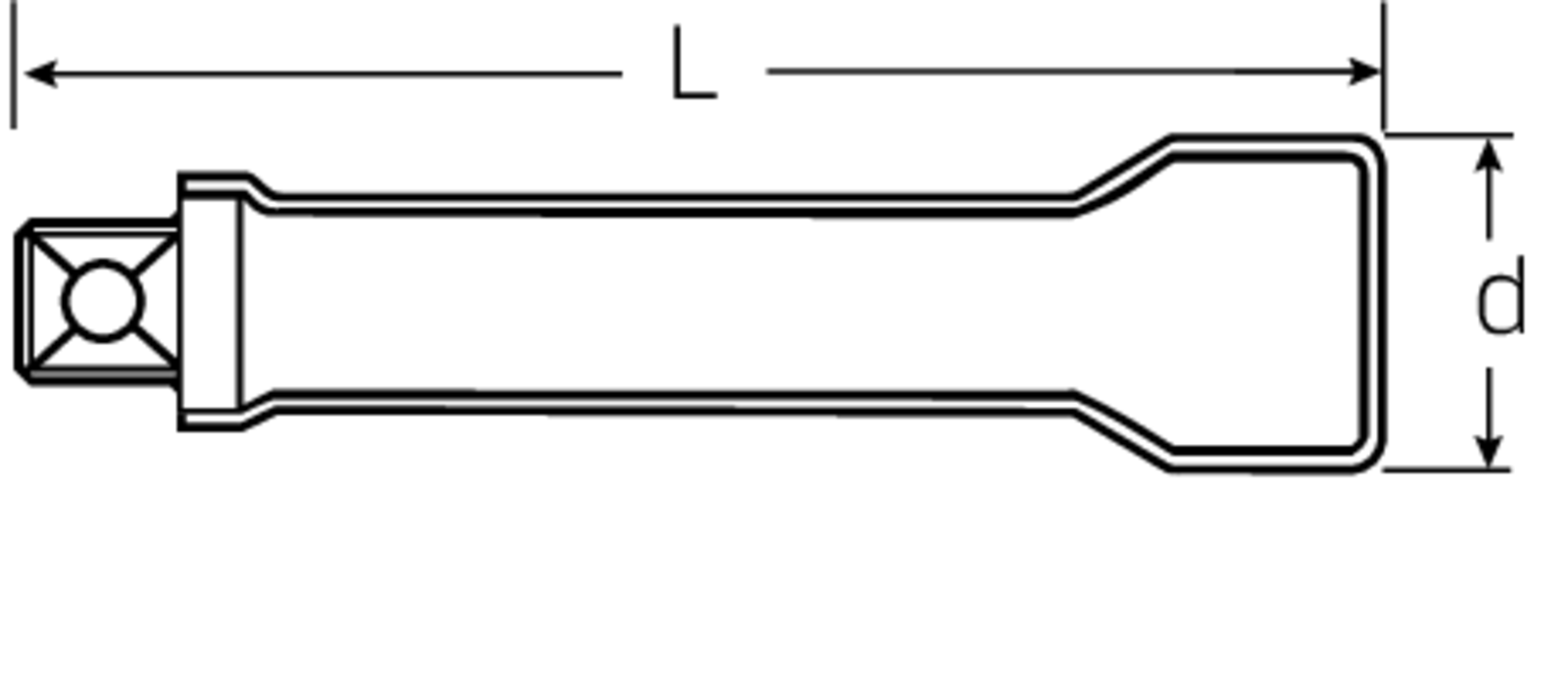 1/2" VDE-Steckschlüsselverlängerungen Nr. 12177 VDE - MELTEC GmbH