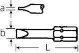 Bit-Schraubendrehereinsätze Nr. 1242-1250 - MELTEC GmbH