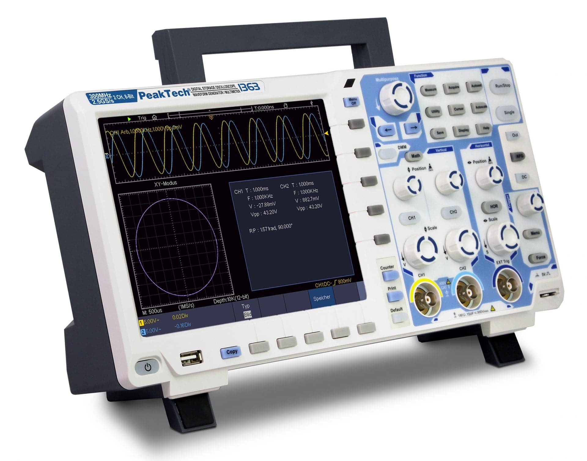 P 1363- 300 MHz / 2 CH~2,5 GS/s - MELTEC GmbH