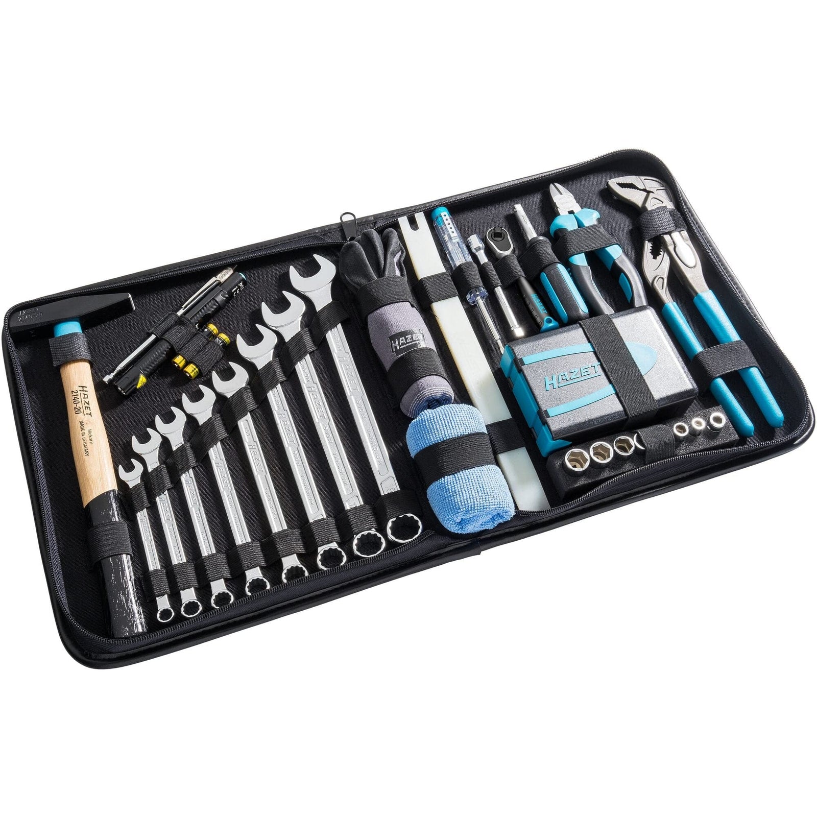 Premium Werkzeug Ledertasche Sechskant 6,3 (1/4 Zoll) - MELTEC GmbH