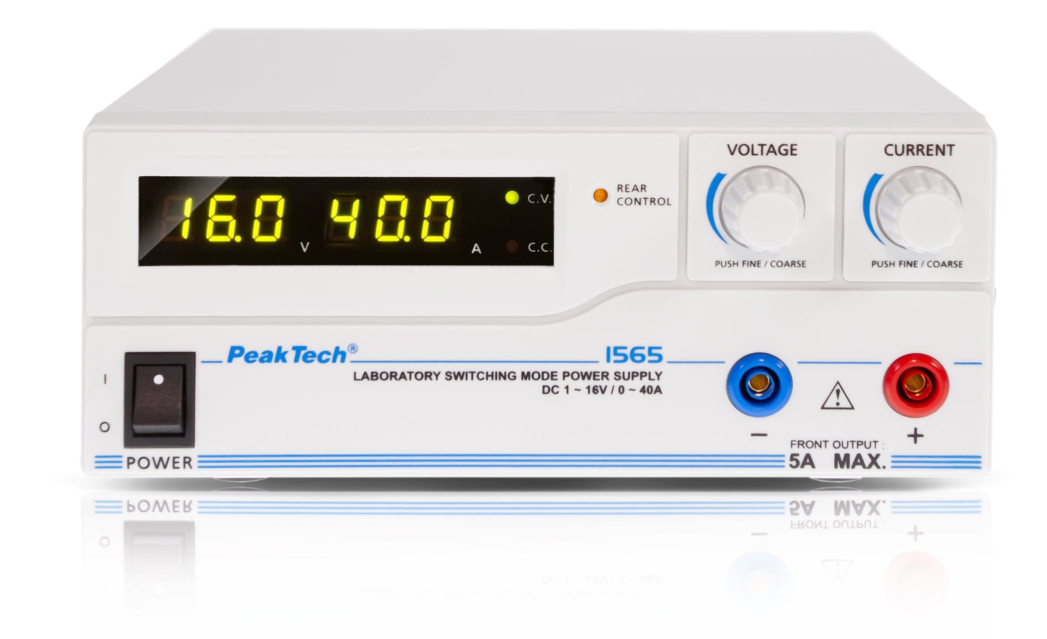 P 1565 - Labornetzteil DC 1 - 16V/0 - 40A & USB - MELTEC GmbH