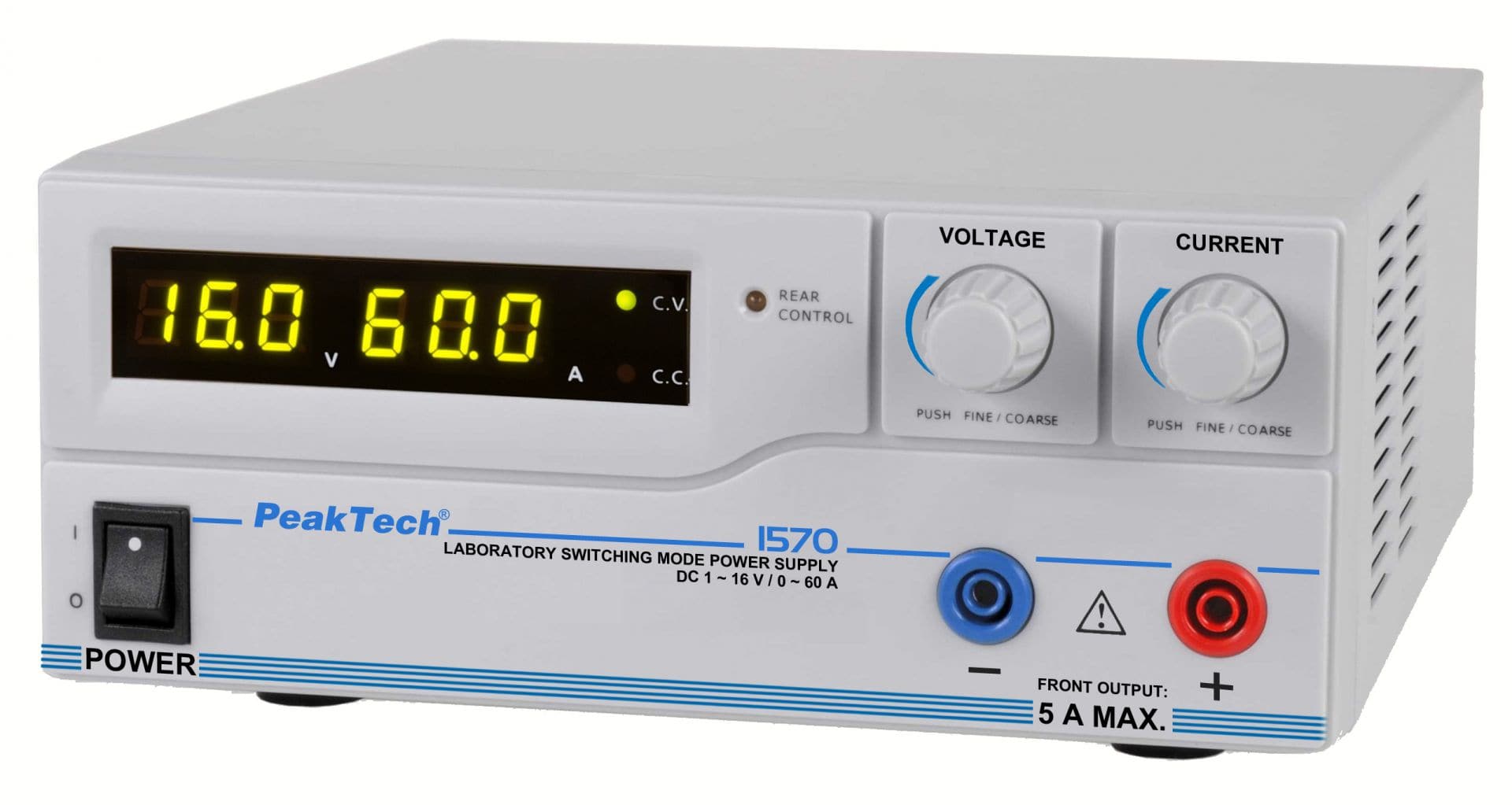 P 1570 - Labornetzteil DC 1 - 16V / 0 - 60A & USB - MELTEC GmbH