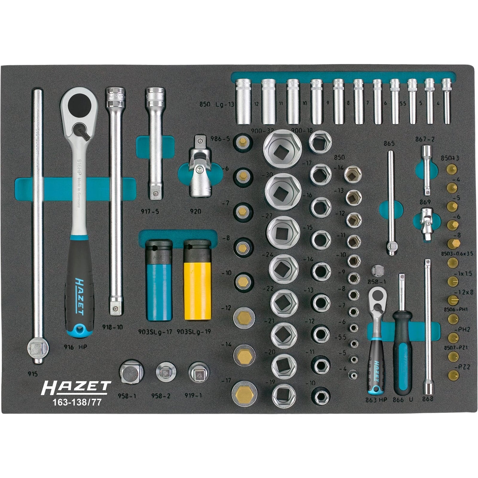 Steckschlüssel SatzVierkant 12,5 mm (1/2 Zoll) - MELTEC GmbH
