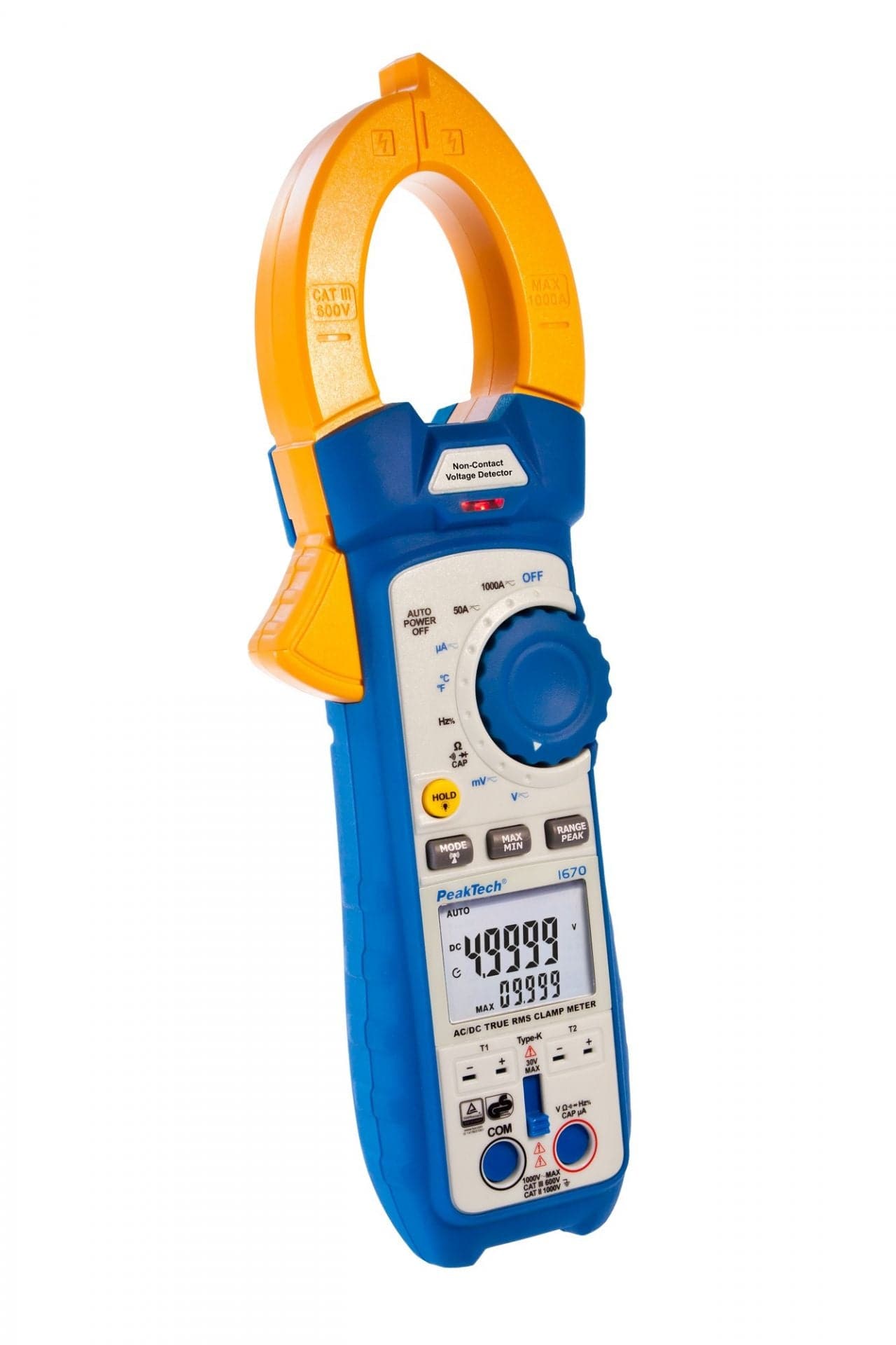 P 1670 - Stromzangenamperemeter ~ 50.000 Counts ~ 1000 A AC/DC - MELTEC GmbH