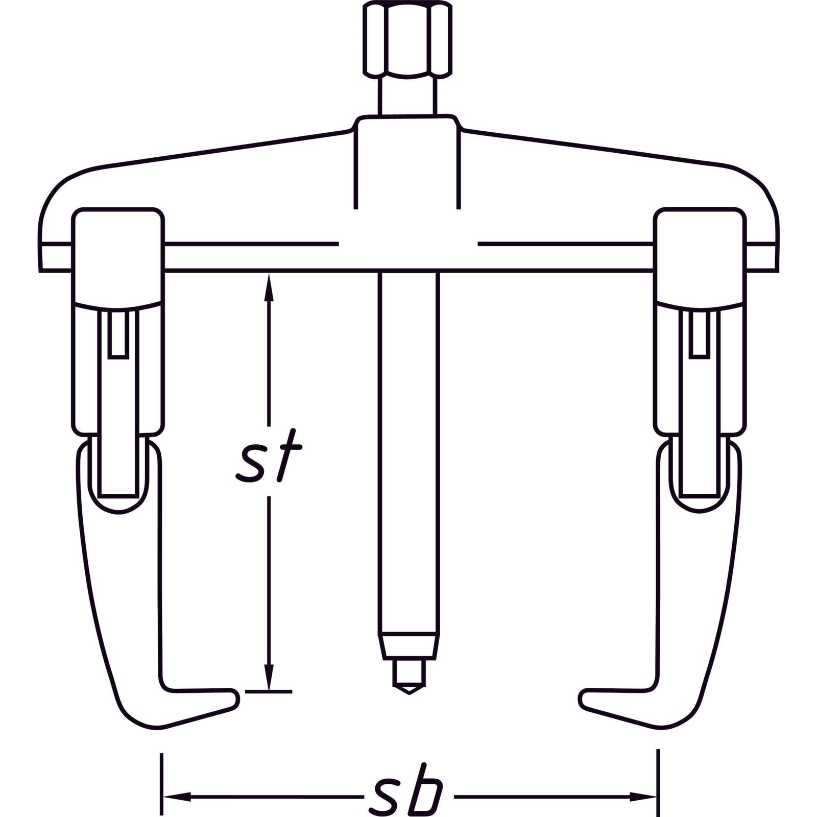 Lüfter-Abzieher ∙ 2-armig ∙ verstellbar - MELTEC GmbH