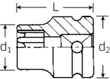 IMPACT-Steckschlüsseleinsätze Nr. 2308TX - MELTEC GmbH