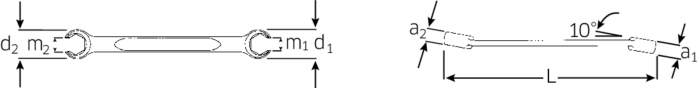 Offene Doppelringschlüssel Nr. 24 (Sechskant) - MELTEC GmbH